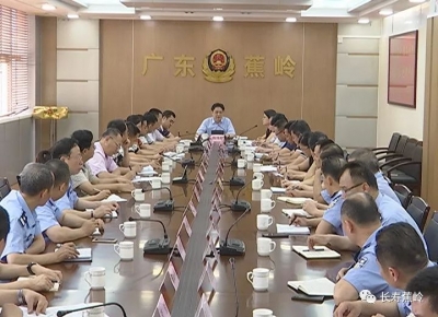 陈伟明调研蕉岭扫黑除恶专项斗争工作