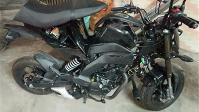 看路边摩托车漂亮就偷走，偷车贼在案发次日就被抓获