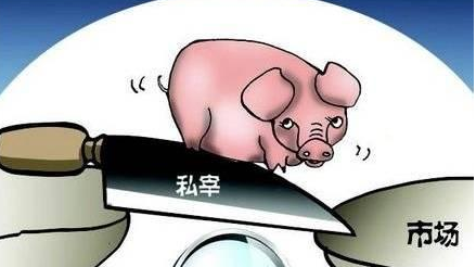 私宰生猪还挥刀暴力抗法 梅江区一私宰户被拘留