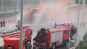 应急演练！15日上午梅龙高速茶阳服务区暂不开放