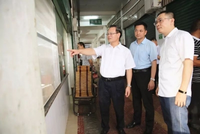 曾永祥、廖茂忠率队调研丰顺创建国家卫生县城工作