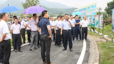 全市乡村振兴工作会议与会人员考察新农村建设先进侧记：用红色资源 做绿色文章