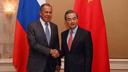 王毅会见俄外长：普京将于8日对中国进行国事访问