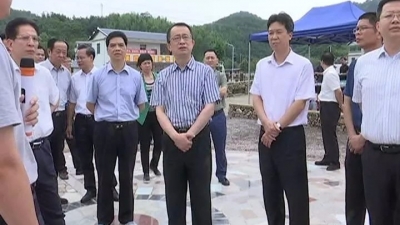 全市乡村振兴工作会议与会人员到平远考察新农村建设