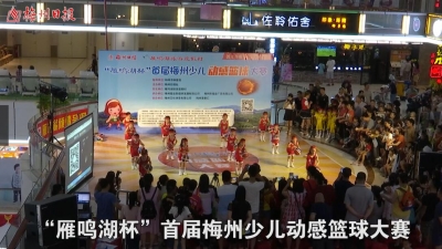 V视频丨首届梅州少儿动感篮球大赛第二场海选