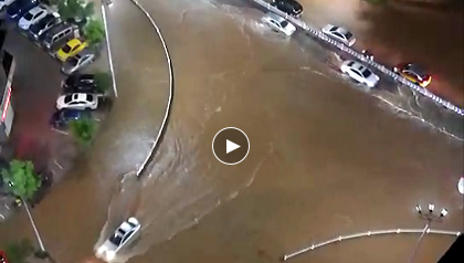 暴雨，梅城又开启“看海”模式，附多视频！