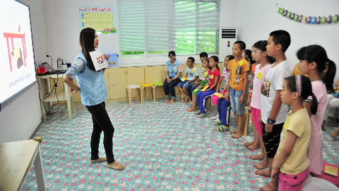 杰博教育开展英语游园活动 让孩子大胆开口说英语 