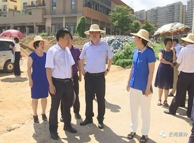 陈伟明率队调研桂岭学校建设及城区新建幼儿园选址工作