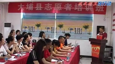 大埔团县委举办志愿者培训班 助力“巩文创卫”工作