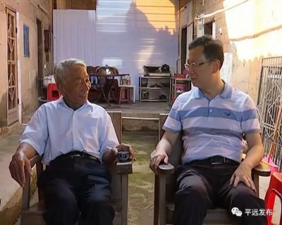 杜敏琪到平远开展党内慰问和调研重点项目工作