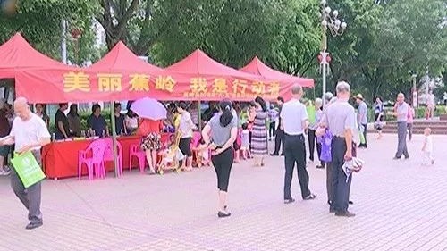 蕉岭开展六·五环保宣传咨询活动