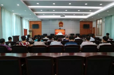 大埔县组织县、镇人大代表参加省人大远程同步专题学习班