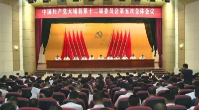 中共大埔县第十二届委员会第五次全体会议决议