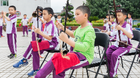 大埔小学汉剧汉乐进校园初具成效 学生们是“主角”