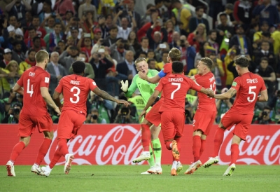 总比分5：4  英格兰队点杀哥伦比亚队进八强