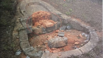 荒唐！大埔一男子为发泄不满竟毁人祖坟祖屋