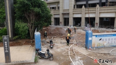 好险！梅县这个小区门口发生燃气泄漏，还好有他们…