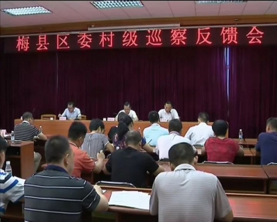 梅县区召开区委村级巡察反馈会并提出整改要求