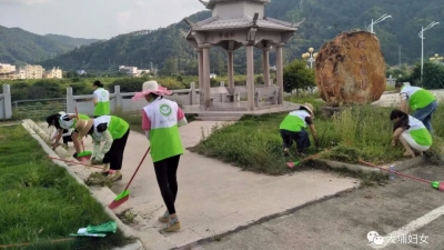 大埔妇联到百侯镇侯北村开展志愿服务活动