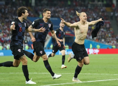 克罗地亚点球大战淘汰俄罗斯晋级四强