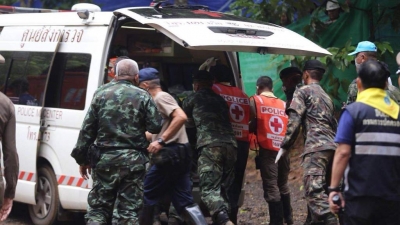 泰国启动清莱岩洞第二轮拯救行动 已救出8人仍有5人被困