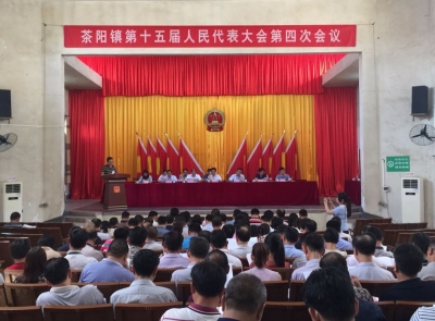 大埔茶阳镇第十五届人民代表大会第四次会议召开