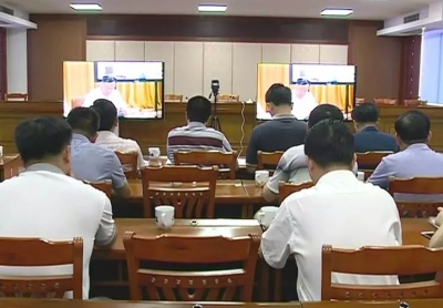 大埔县组织收听收看省配合中央环保督察“回头看”电视电话会议