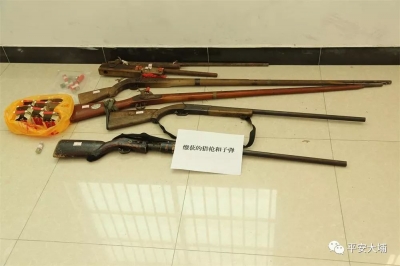 猎枪7支、鸟铳2支，射钉弹900发...大埔这7人令人惊！