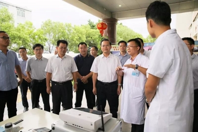 曾永祥、廖茂忠率队专题督导创建省卫生强县工作