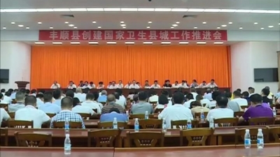 丰顺召开“创卫”推进会：全力整改落实确保如期成功“创卫”