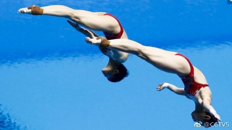 亚运会女子双人三米板 昌雅妮/施廷懋夺冠