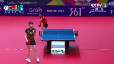 乒乓球女团决赛：中国队3-0朝鲜队强势夺冠!