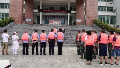 未雨绸缪！丰顺汤南镇开展防汛防内涝应急演练