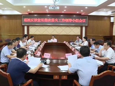丰顺县委召开巡视反馈意见整改落实工作领导小组会议
