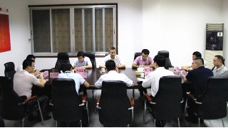 黄昌隆廖茂忠调研指导丰顺农商银行筹建工作