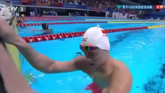 个人第四金！孙杨亚运1500米自由泳决赛夺冠！