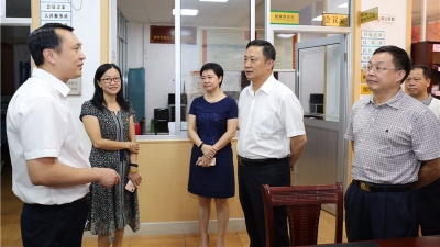 陈俊钦到梅江区开展“创文”工作专项调研督查