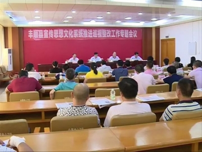 丰顺召开宣传思想文化系统推进巡视整改工作专题会议