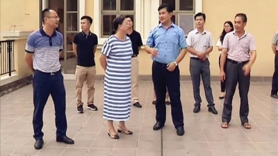 钟光灵陪同乡贤廖冬芬女士回乡考察：共绘美丽乡建新蓝图