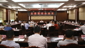 曾永祥主持召开县委常委会会议：以巡视整改实效推动我县经济高质量发展