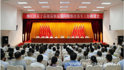 梅江区召开巡视巡察反馈问题整改落实工作推进会