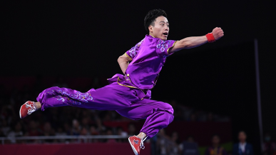 孙培原武术长拳夺冠！中国代表团连续五届摘亚运首金