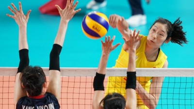 中国女排3比0“复仇”韩国，朱婷独得18分又胜金软景