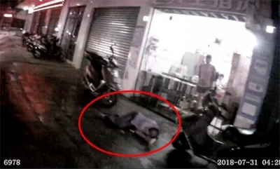 喝多了找不到钥匙，竟殴打一旁扫地的环卫工...