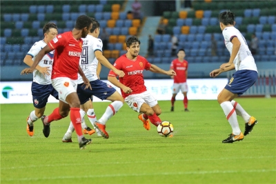 中甲联赛第25轮赛事打响！梅县铁汉主场2:2战平深圳佳兆业 