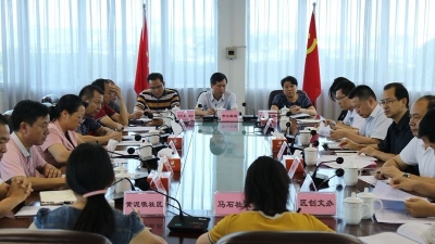 蓝伟东到梅江区西郊街道调研“创文”工作