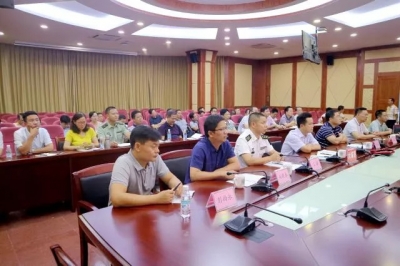 大埔组织收听收看省防总防御当前台风视频会商会