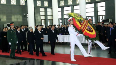 越南为陈大光举行国葬  26日27日全国禁娱