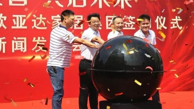 丰顺蓝天城与欧亚达集团举行签约仪式 廖茂忠出席