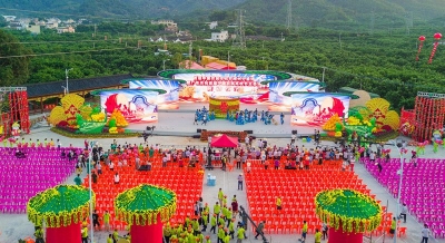 张灯结彩迎“丰收”！“丰收节”梅州主会场布展基本完成，记者带你先睹为快